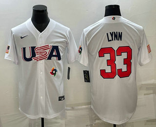 Men's USA Baseball #33 Lance Lynn 2023 White World Baseball Classic Stitched Jerseys,We sell and wholesale Men's USA Baseball #33 Lance Lynn 2023 White World Baseball Classic Stitched Jerseys on line form chian!